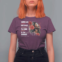 Christian African American T Shirt For Women Who Can Find A Virtuous Woman