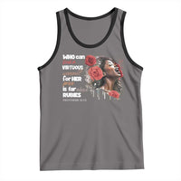 Christian African American Tank Top Who Can Find A Virtuous Woman