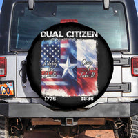 Proud American Texan Spare Tire Cover Dual Citizen Liberty Or Death Come And Take It