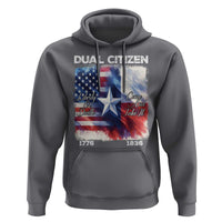 Proud American Texan Hoodie Dual Citizen Liberty Or Death Come And Take It