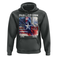 Proud American Texan Hoodie Dual Citizen Liberty Or Death Come And Take It