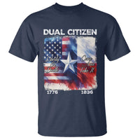 Proud American Texan T Shirt Dual Citizen Liberty Or Death Come And Take It