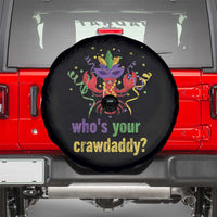 Funny Who's Your Crawdaddy Spare Tire Cover Crawfish Beads Mardi Gras