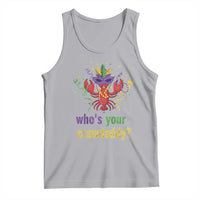 Funny Who's Your Crawdaddy Tank Top Crawfish Beads Mardi Gras