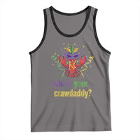 Funny Who's Your Crawdaddy Tank Top Crawfish Beads Mardi Gras