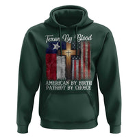 Proud American Texan Jesus Hoodie Texan By Blood American By Birth Patriot By Choice Cross