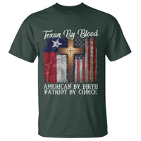 Proud American Texan Jesus T Shirt Texan By Blood American By Birth Patriot By Choice Cross