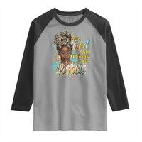 Christian African American Raglan Shirt With God All Things Are Possible Black Prayer