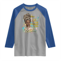 Christian African American Raglan Shirt With God All Things Are Possible Black Prayer