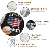 Anti Crime Pro Safety Throw Blanket Mayor Resistance Protest Jacob Political