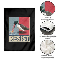 Minnesota Loon Resist Garden Flag Loon Bird Laser Ice Cube Poster Graphic