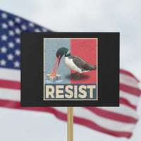 Minnesota Loon Resist Protest Sign Loon Bird Laser Ice Cube Poster Graphic