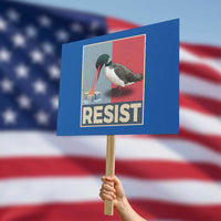 Minnesota Loon Resist Protest Sign Loon Bird Laser Ice Cube Poster Graphic