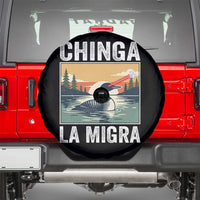 Chinga La Migra Spare Tire Cover Minnesota Loon Laser Ice Cube Political Protest