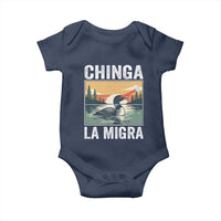 Chinga La Migra Baby Onesie Minnesota Loon Laser Ice Cube Political Protest