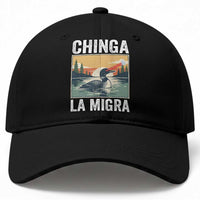 Chinga La Migra Baseball Cap Minnesota Loon Laser Ice Cube Political Protest