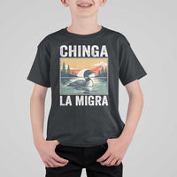 Chinga La Migra T Shirt For Kid Minnesota Loon Laser Ice Cube Political Protest