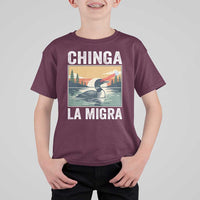 Chinga La Migra T Shirt For Kid Minnesota Loon Laser Ice Cube Political Protest