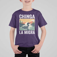 Chinga La Migra T Shirt For Kid Minnesota Loon Laser Ice Cube Political Protest