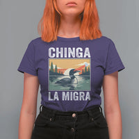 Chinga La Migra T Shirt For Women Minnesota Loon Laser Ice Cube Political Protest