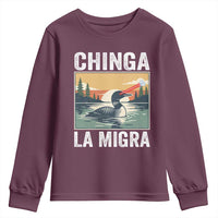 Chinga La Migra Youth Sweatshirt Minnesota Loon Laser Ice Cube Political Protest