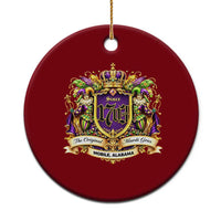 The Original Mardi Gras Mobile Alabama Since 1703 Ceramic Ornament Funny Carnival