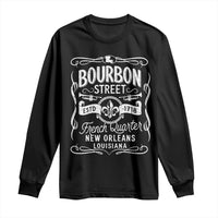 Bourbon Street French Quarter New Orleans Vintage Scrollwork Long Sleeve Shirt