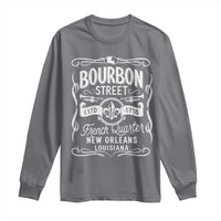 Bourbon Street French Quarter New Orleans Vintage Scrollwork Long Sleeve Shirt