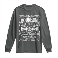 Bourbon Street French Quarter New Orleans Vintage Scrollwork Long Sleeve Shirt