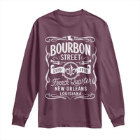 Bourbon Street French Quarter New Orleans Vintage Scrollwork Long Sleeve Shirt