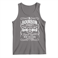 Bourbon Street French Quarter New Orleans Vintage Scrollwork Tank Top