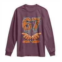 Basketball 67 Six Seven Funny Gen Alpha Meme Drip Long Sleeve Shirt