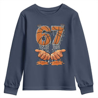 Basketball 67 Six Seven Funny Gen Alpha Meme Drip Youth Sweatshirt