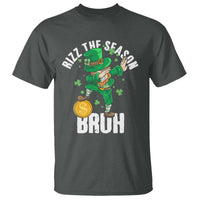 Funny St Patrick's Day Rizz The Season Bruh T Shirt Leprechaun Shamrock
