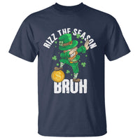 Funny St Patrick's Day Rizz The Season Bruh T Shirt Leprechaun Shamrock