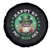 Happy St Pat Rizz Day Spare Tire Cover Leprechaun St Patrick's Day Shamrock