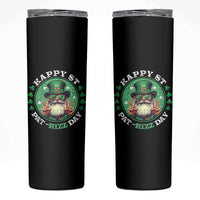 Happy St Pat Rizz Day Skinny Tumbler Leprechaun St Patrick's Day Shamrock