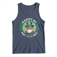 Happy St Pat Rizz Day Tank Top Leprechaun St Patrick's Day Shamrock