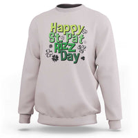 Funny Skibidi St Patrick's Day Sweatshirt Happy St Pat Rizz Day Shamrock