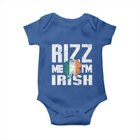 Funny Rizz Me I'm Irish Baby Onesie St Patrick's Day Vintage Ireland Flag