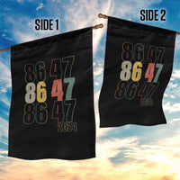 Funny Vintage 80s Style 86 47 2024 Retro Garden Flag - Wonder Print Shop