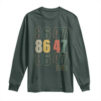 Funny Vintage 80s Style 86 47 2024 Retro Long Sleeve Shirt