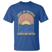 Gulf Of Mexico Always And Forever T Shirt Retro Beach Sunset