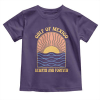 Gulf Of Mexico Always And Forever Toddler T Shirt Retro Beach Sunset