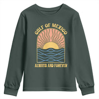 Gulf Of Mexico Always And Forever Youth Sweatshirt Retro Beach Sunset