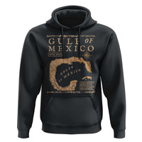 Gulf Of Mexico ESTD 1672 Hoodie Vintage Map