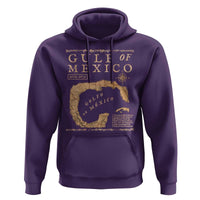 Gulf Of Mexico ESTD 1672 Hoodie Vintage Map