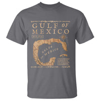 Gulf Of Mexico ESTD 1672 T Shirt Vintage Map