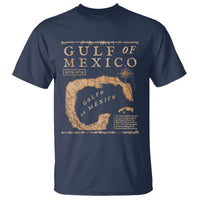 Gulf Of Mexico ESTD 1672 T Shirt Vintage Map