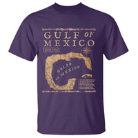 Gulf Of Mexico ESTD 1672 T Shirt Vintage Map